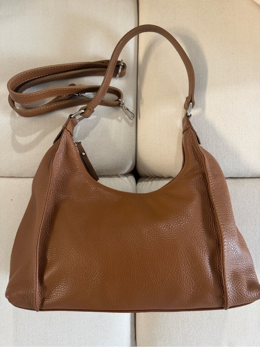 Classic Women's Hobo Shoulder Bag in Brown